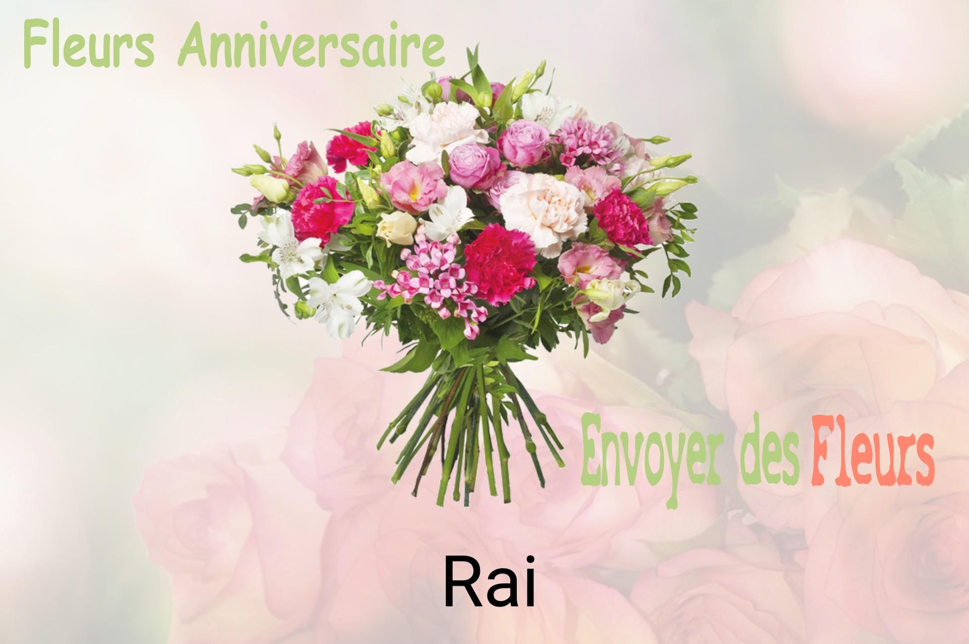 Bouquet de fleurs d’anniversaire livré à Rai