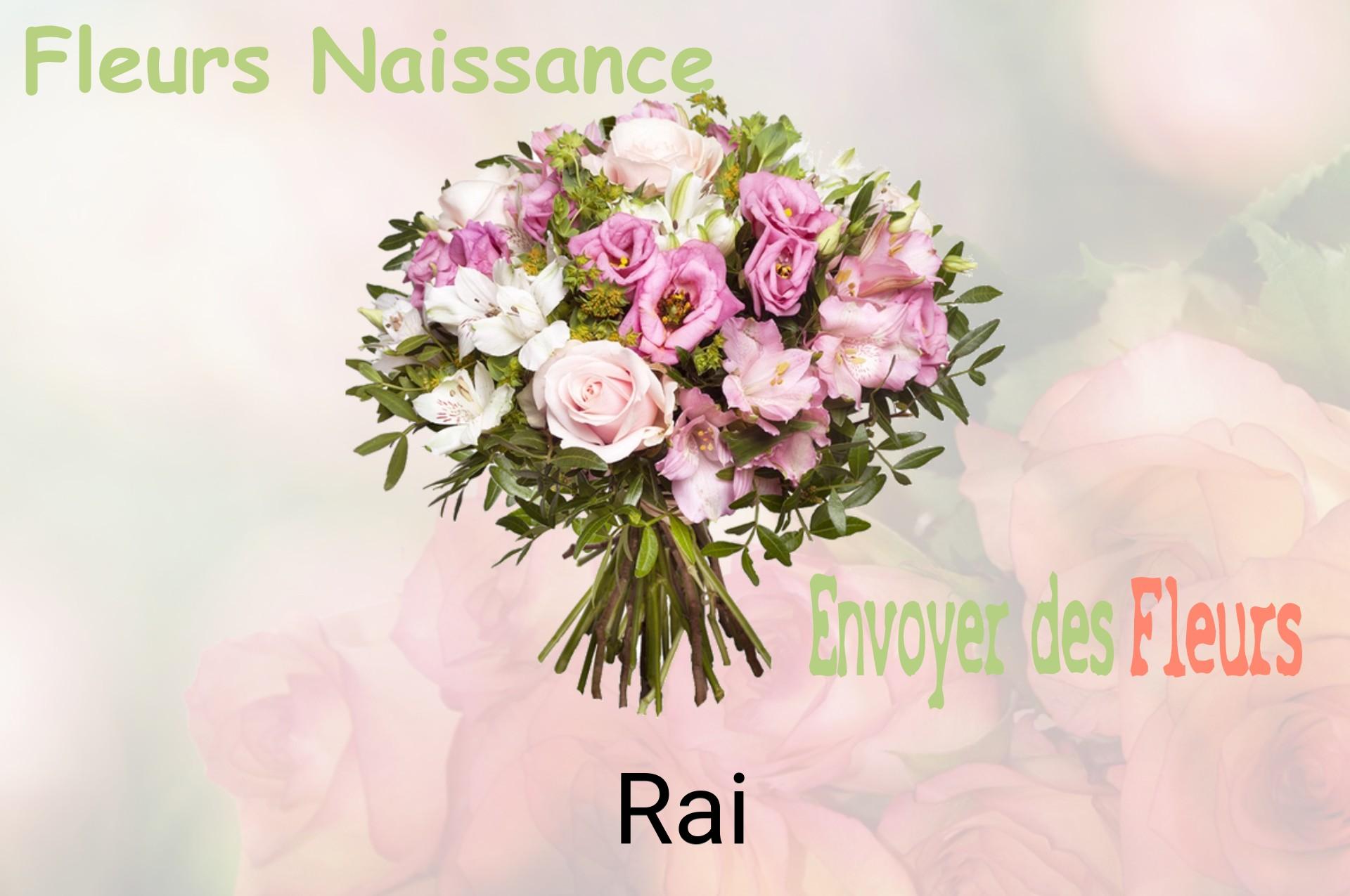 Bouquet de fleurs de naissance livré à Rai